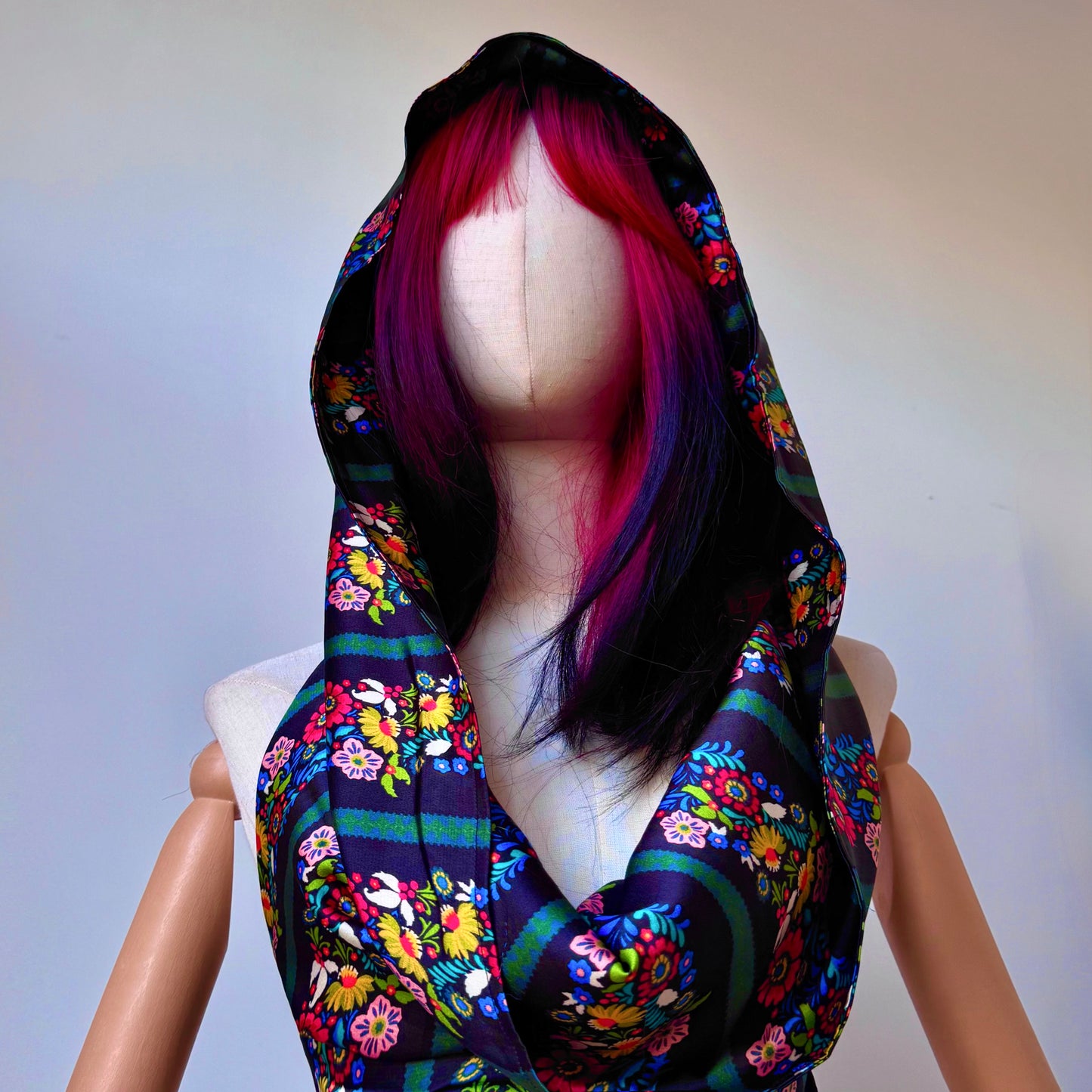 Bonita Tropical Floral Hooded Top