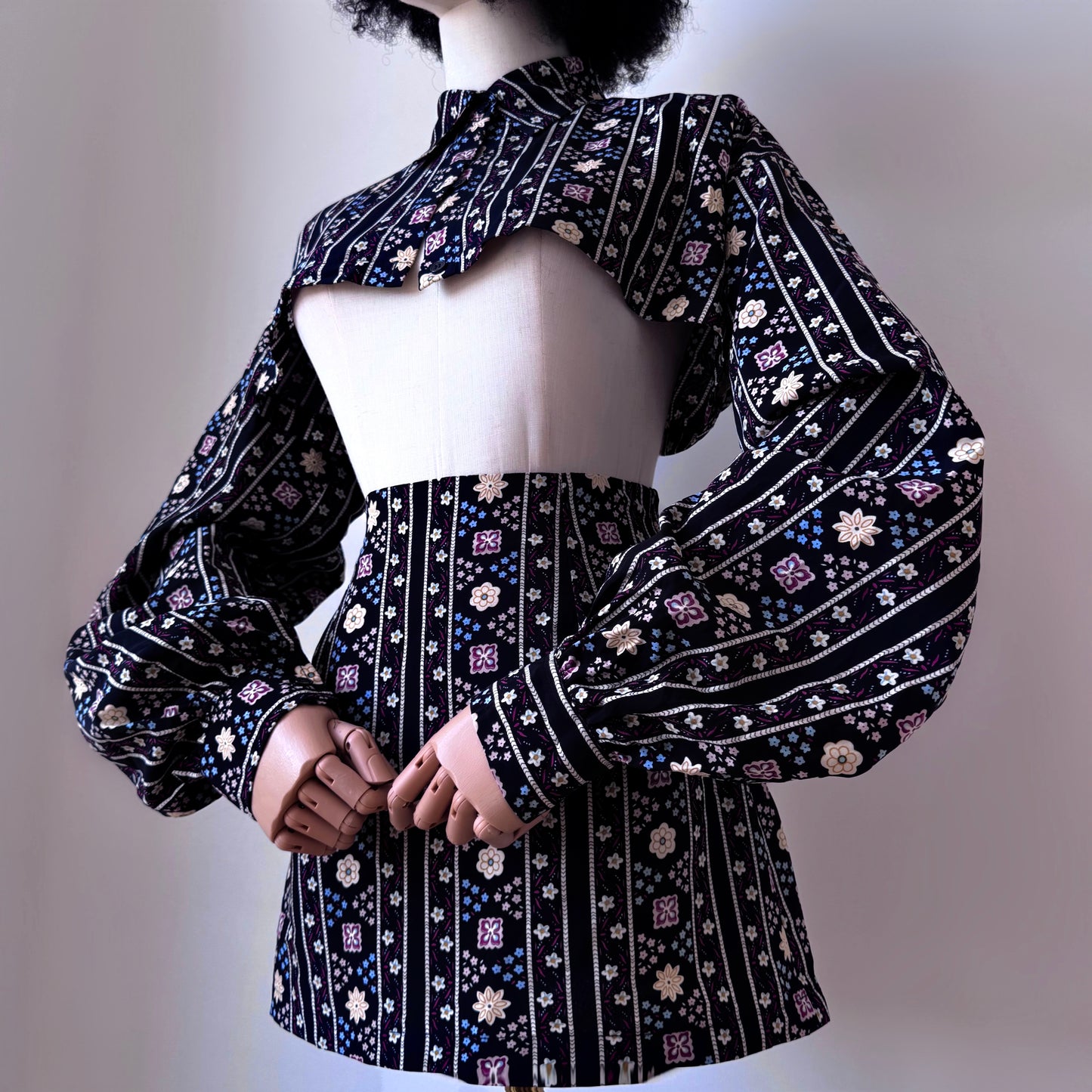 Tribe Master Black 2 Piece Abstract Print Set