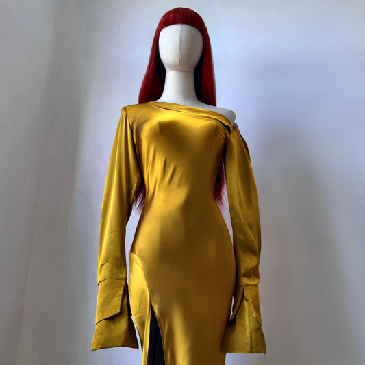 Golden Girl Maxi Skirt Dress