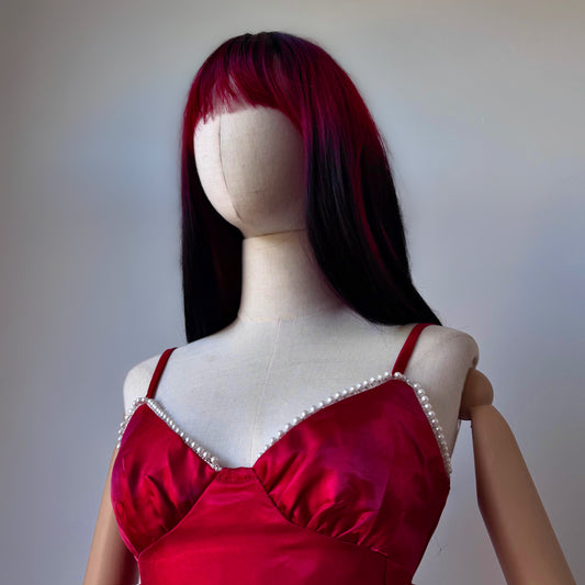 Madame Rouge Pearly Red Dress