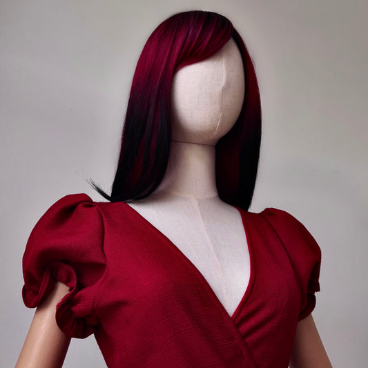 Madame Rouge Red Wrap Dress