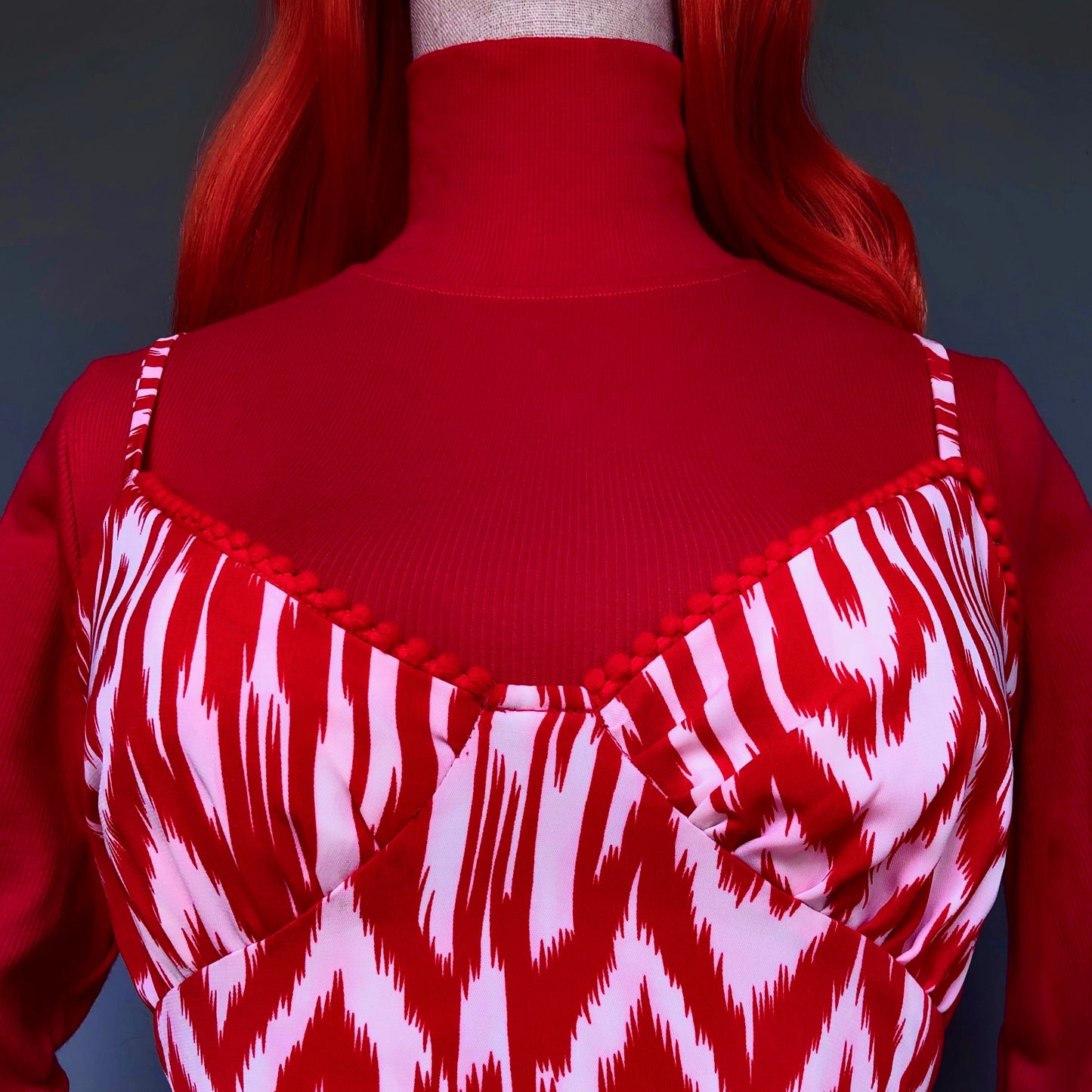 Tribe Master Red Print Dress