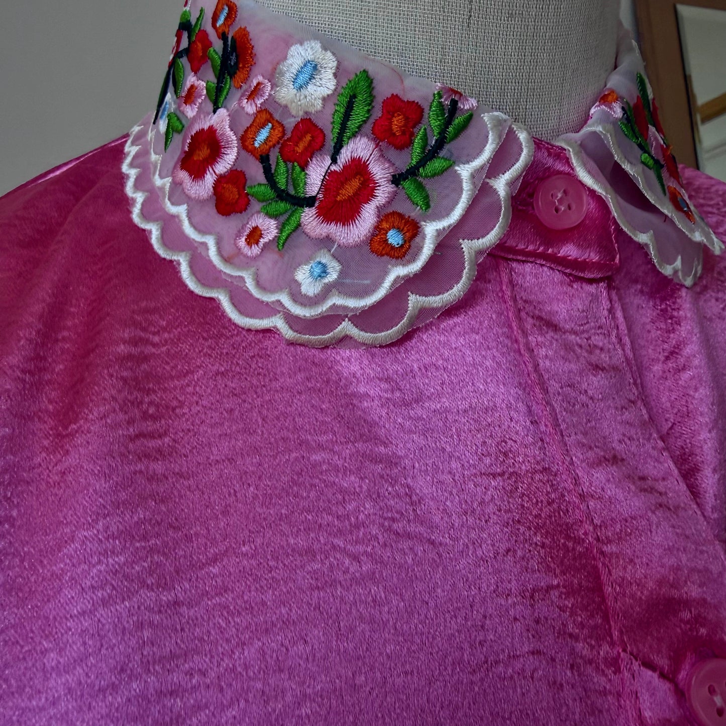 Barbie Girl Pink Metal Skirt Top Set