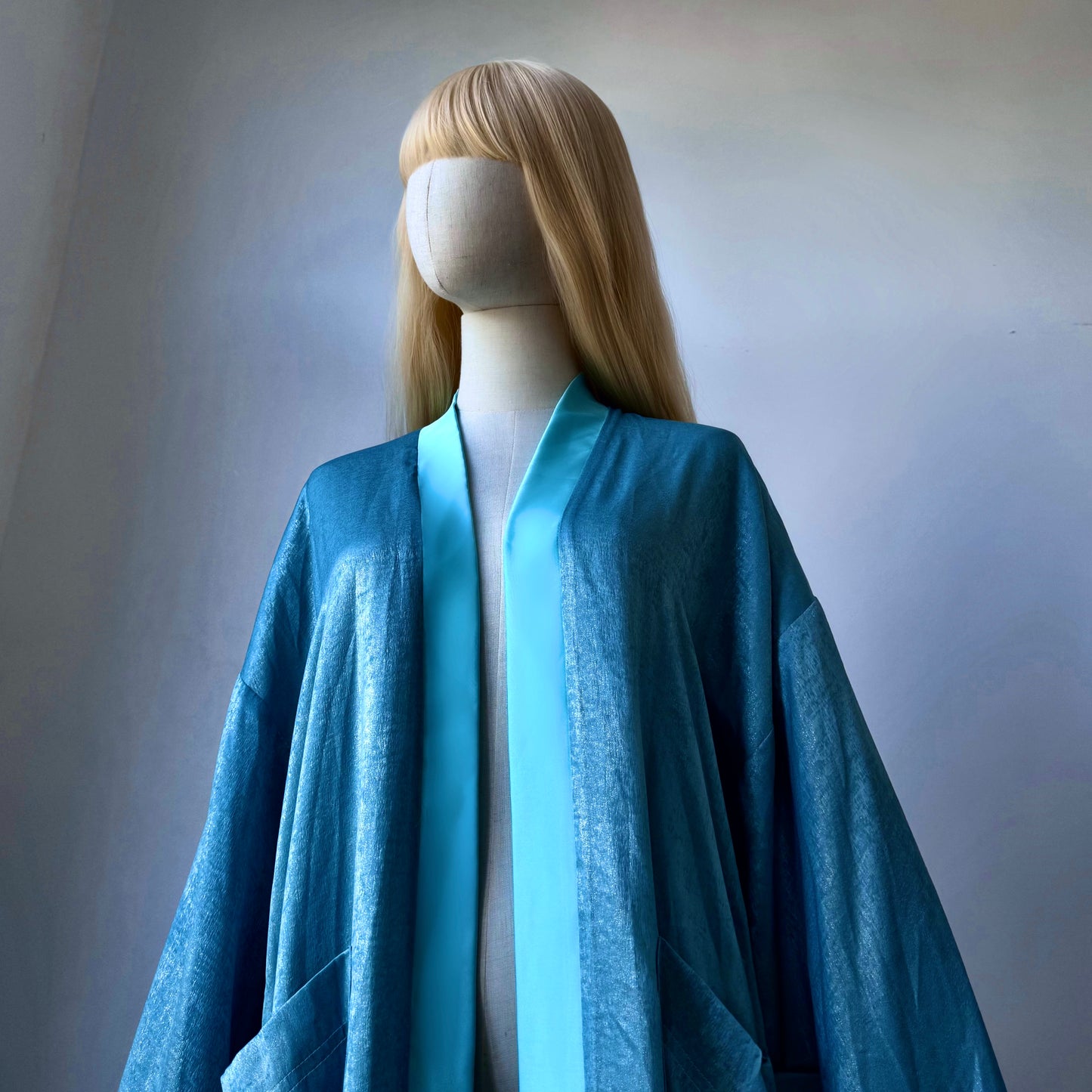 Blue Lagoon Minimalist Kimono