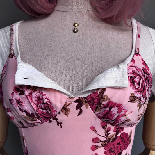 Blush Pink Floral Girl Dress