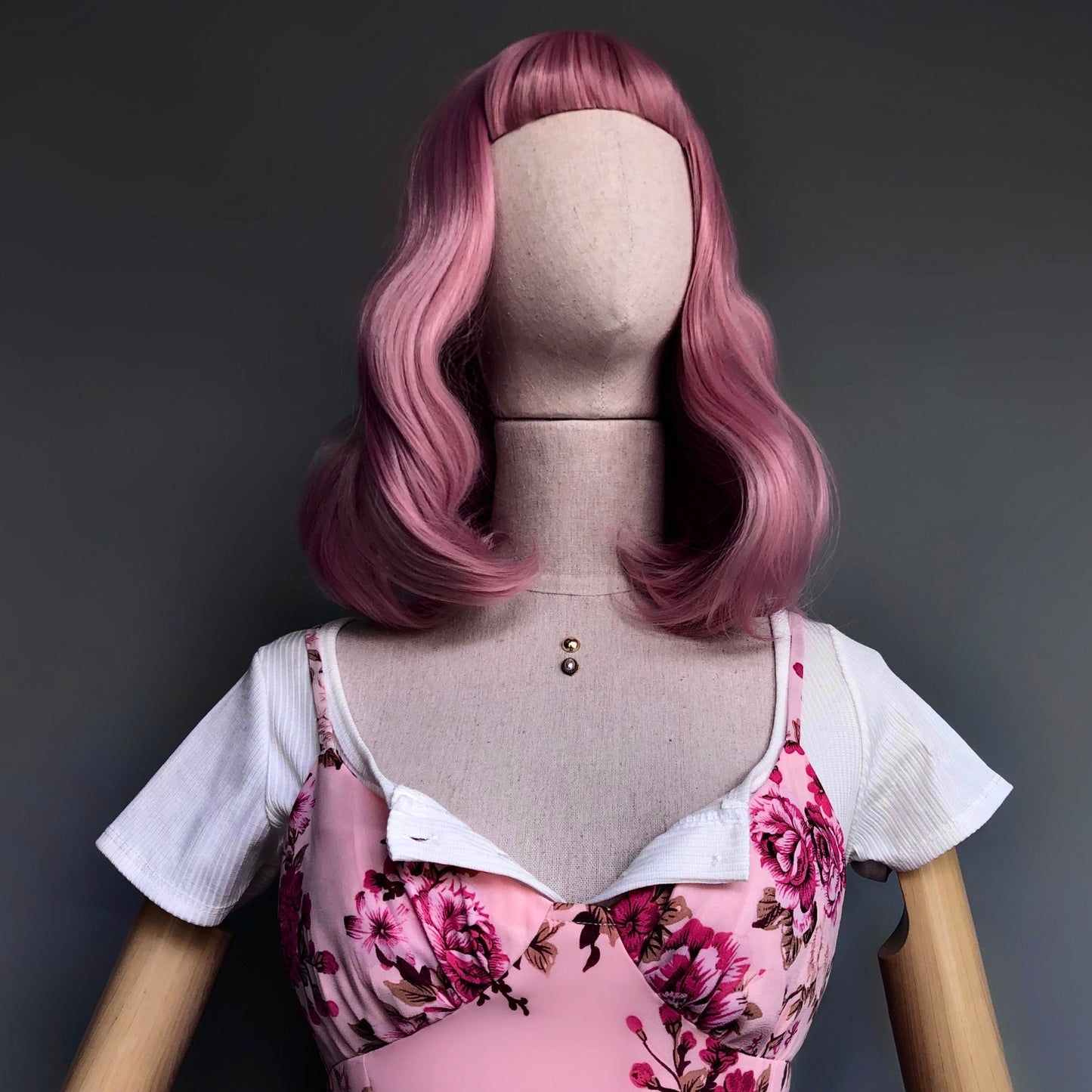 Blush Pink Floral Girl Dress