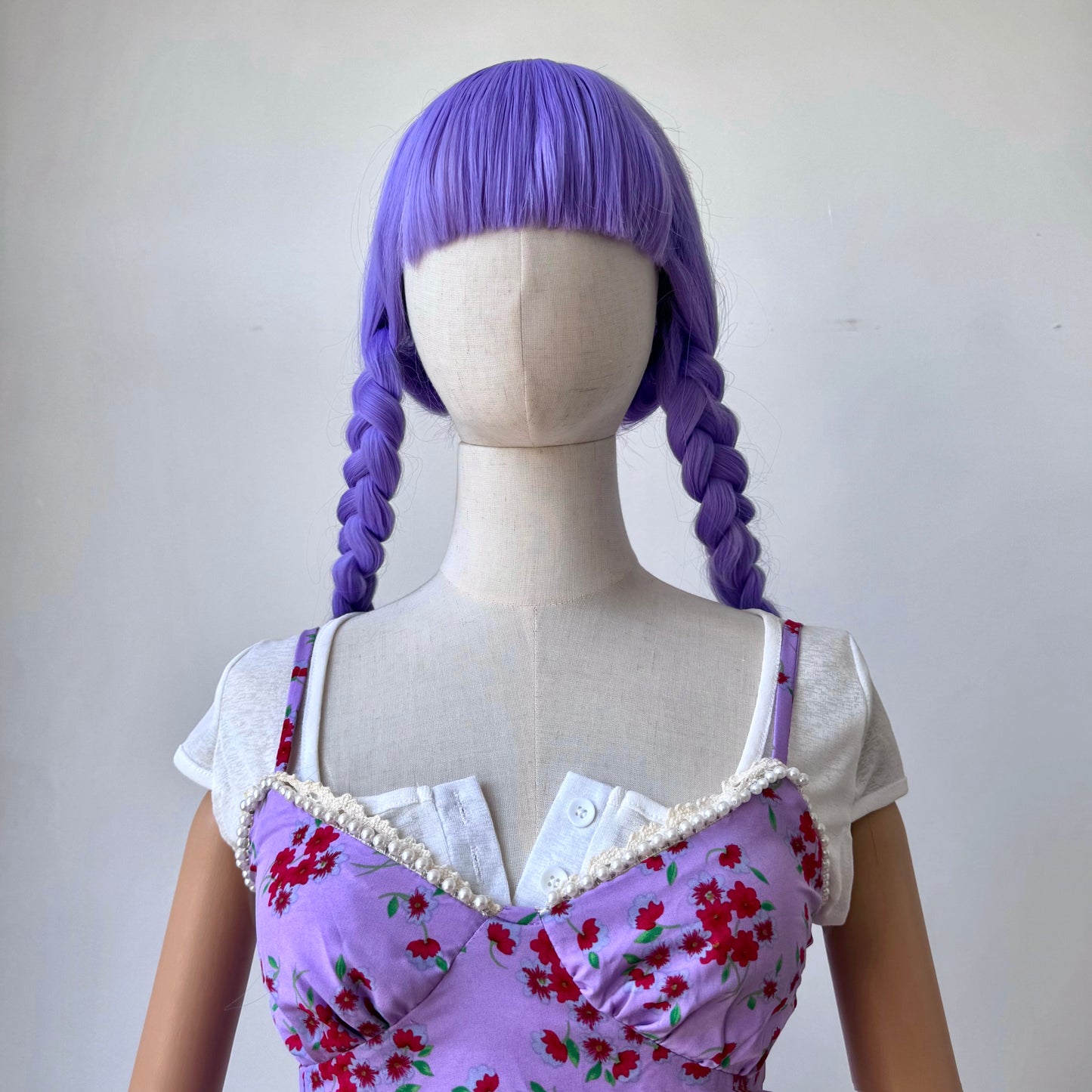 Bonita Lavender Printed Mini Dress