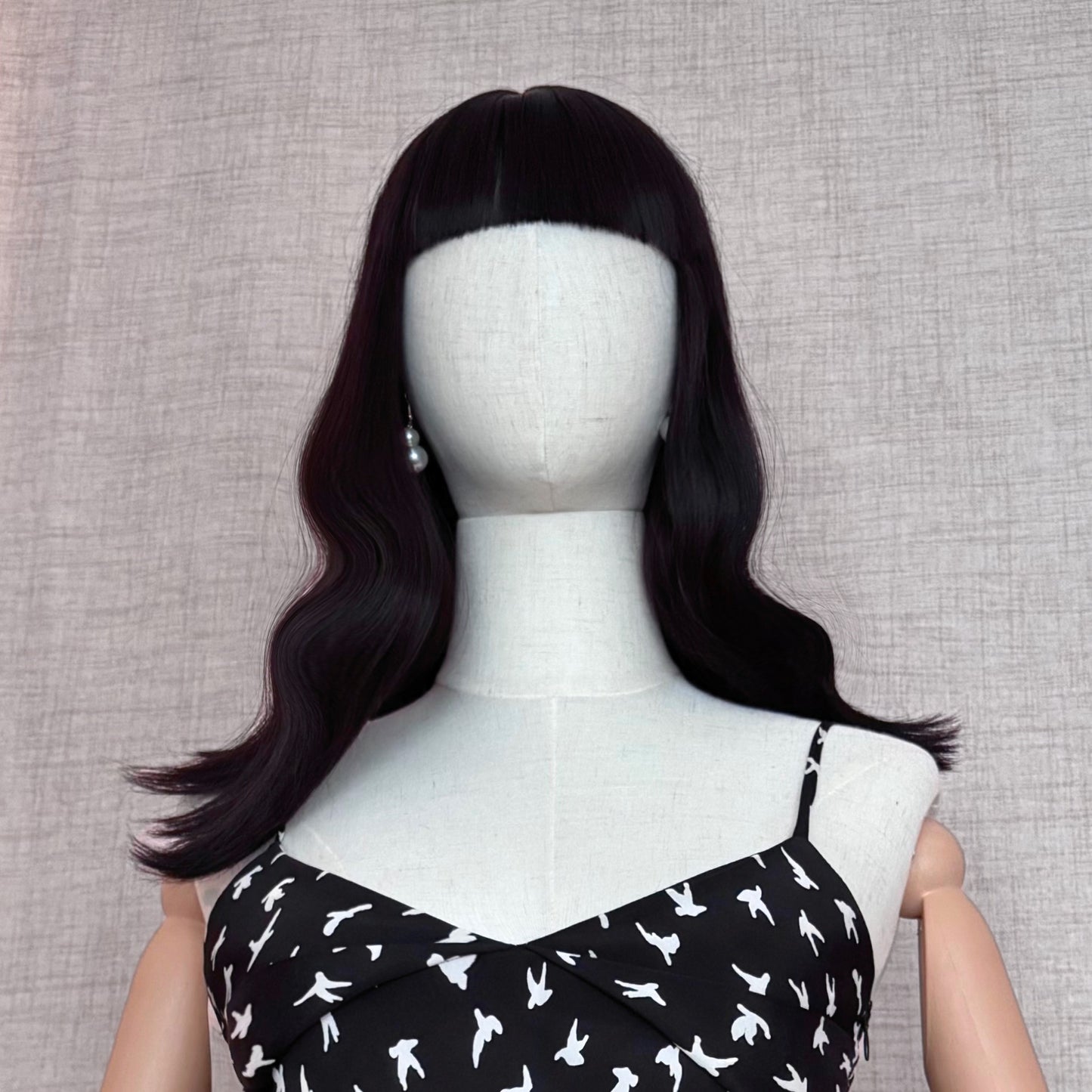 Goth Bae Layered Printed Black Dress