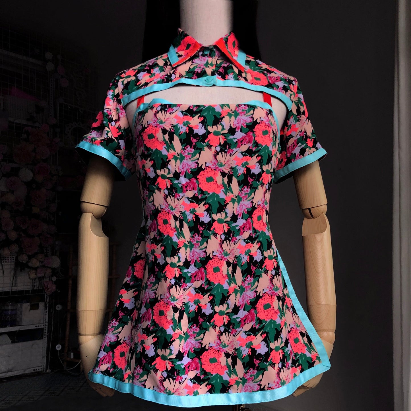 Bonita Printed Skirt Top Set