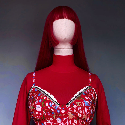 Bonita Wild Garden Floral Mini Red