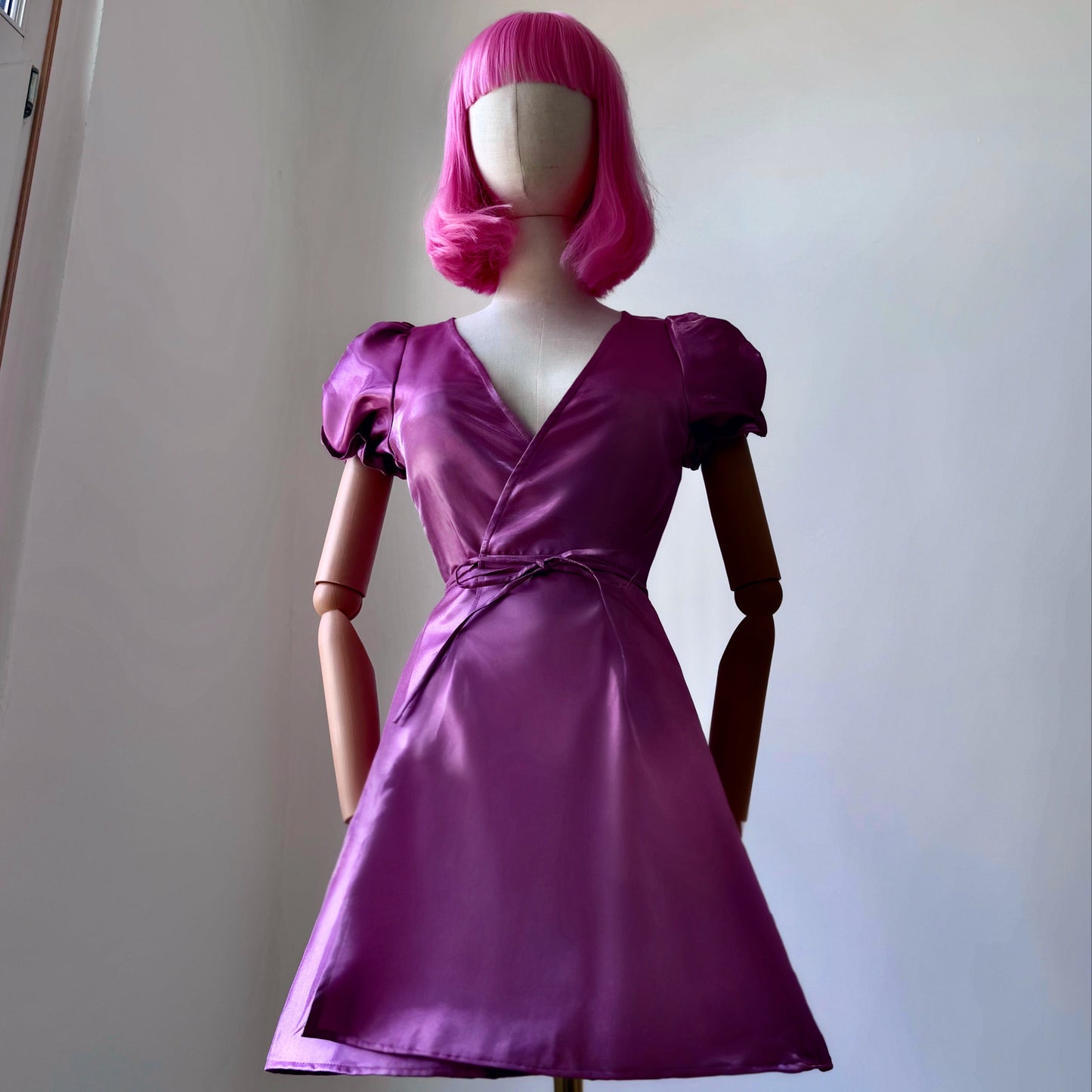 Classy Barbie Pink Wrap Dress