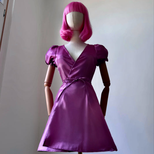 Classy Barbie Pink Wrap Dress