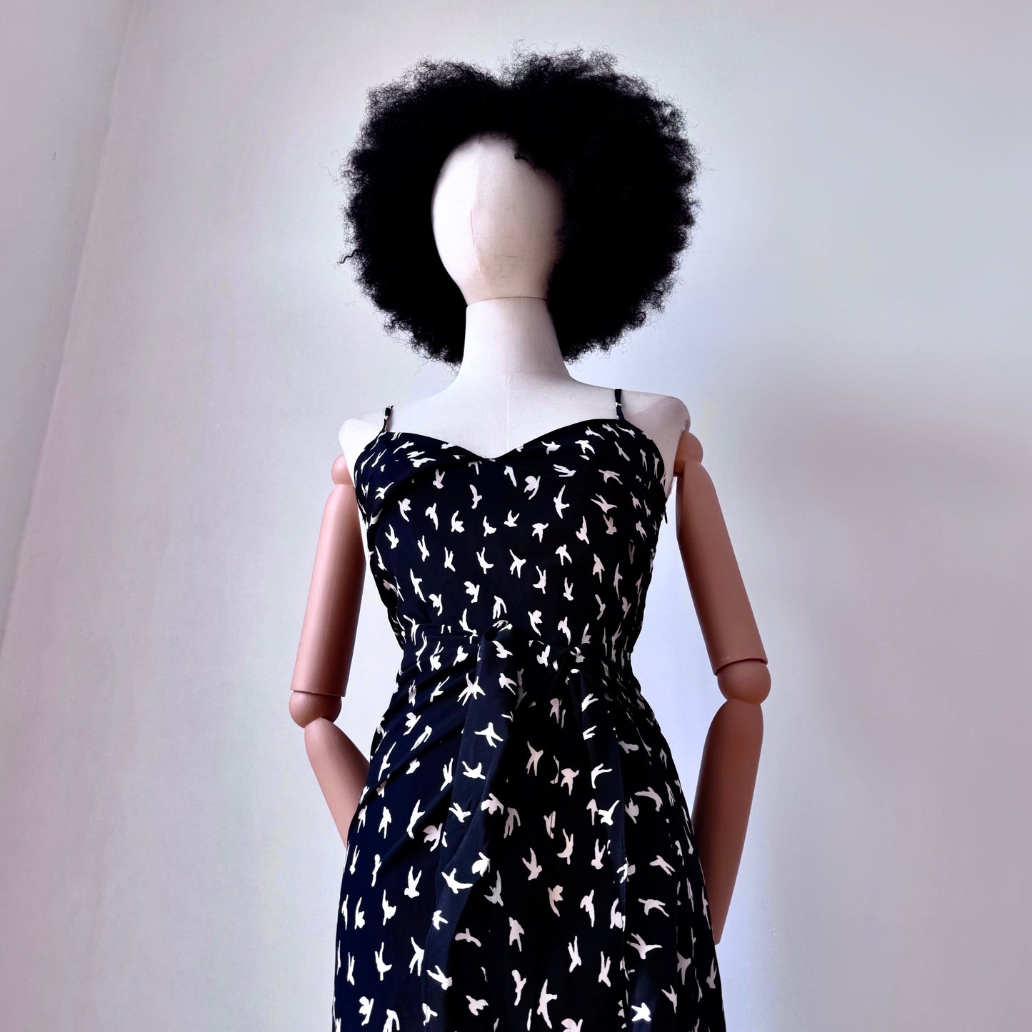 Goth Bae Layered Printed Black Dress