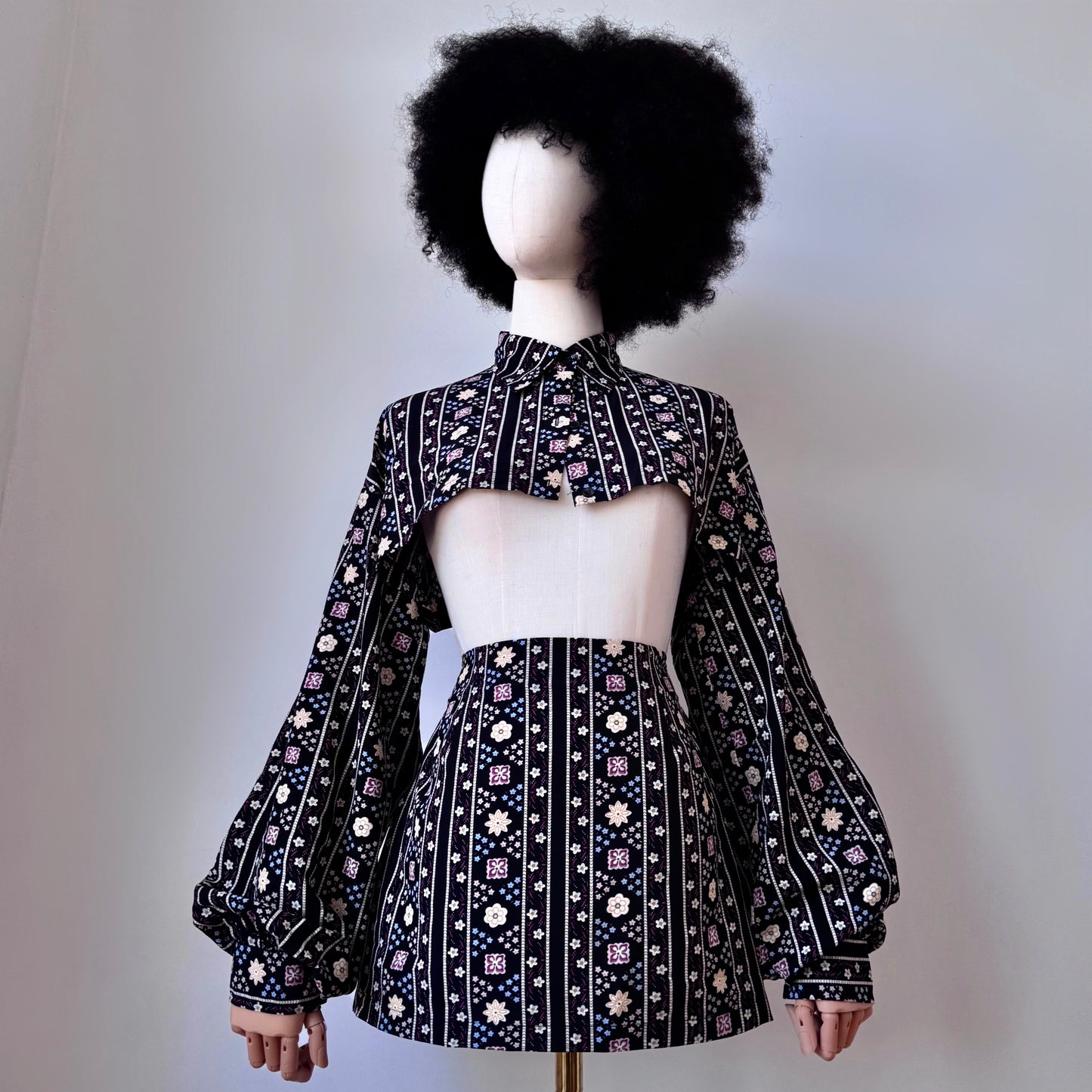 Tribe Master Black 2 Piece Abstract Print Set