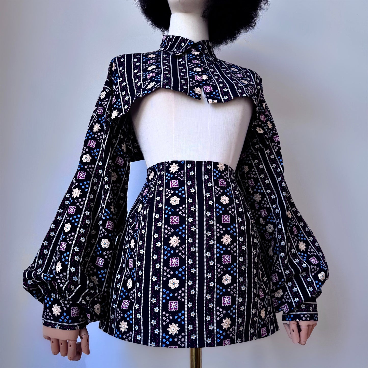 Tribe Master Black 2 Piece Abstract Print Set