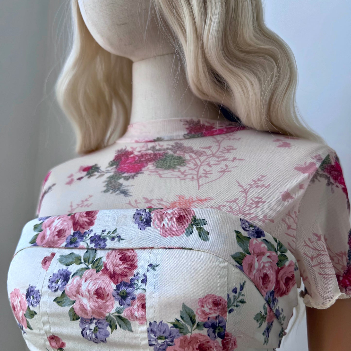 Floral Bae White Asymmetric Floral Skirt Tube Top Set