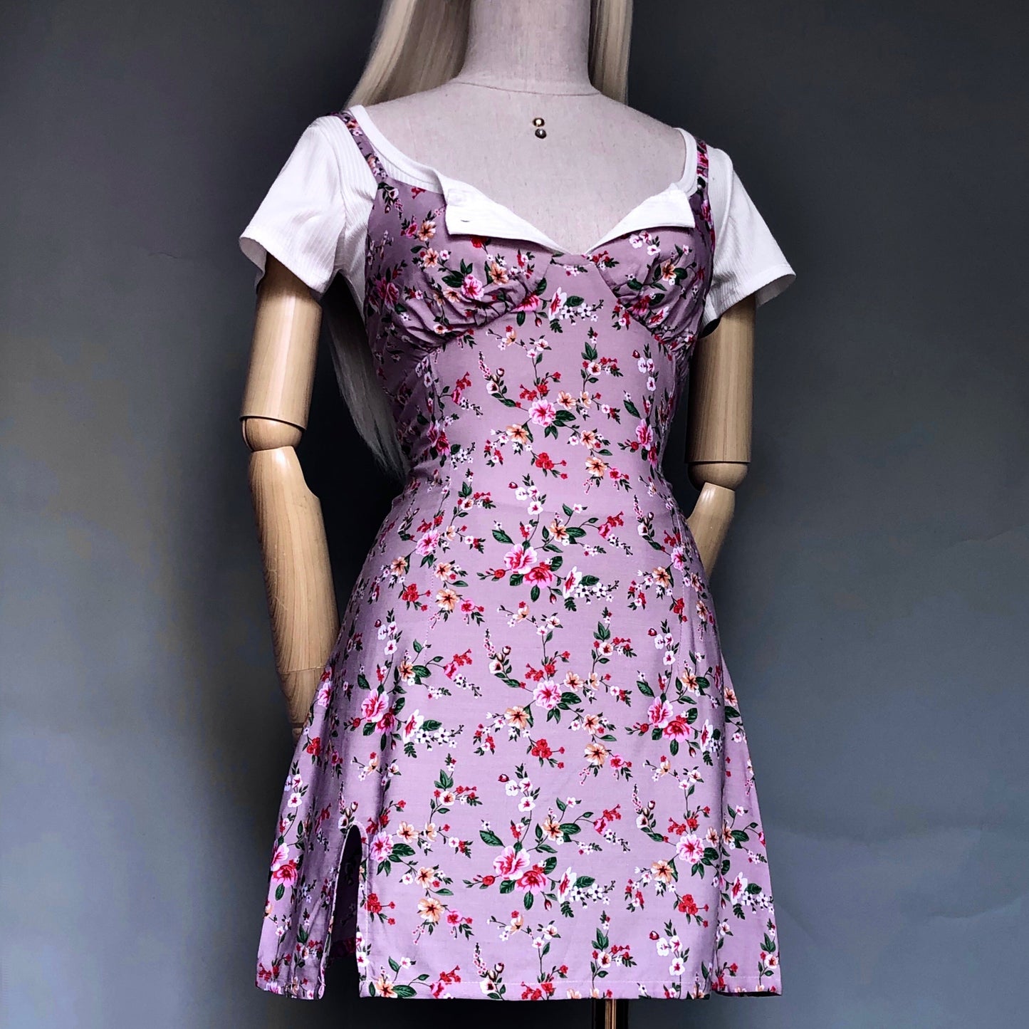 Floral Girl Blush Pastel Pink  Dress