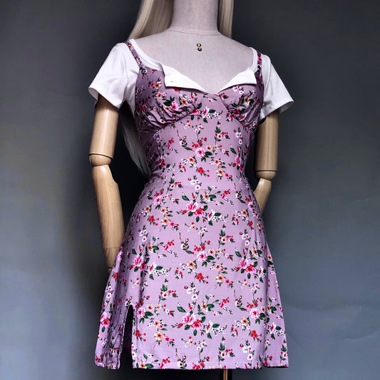 Floral Girl Blush Pastel Pink  Dress