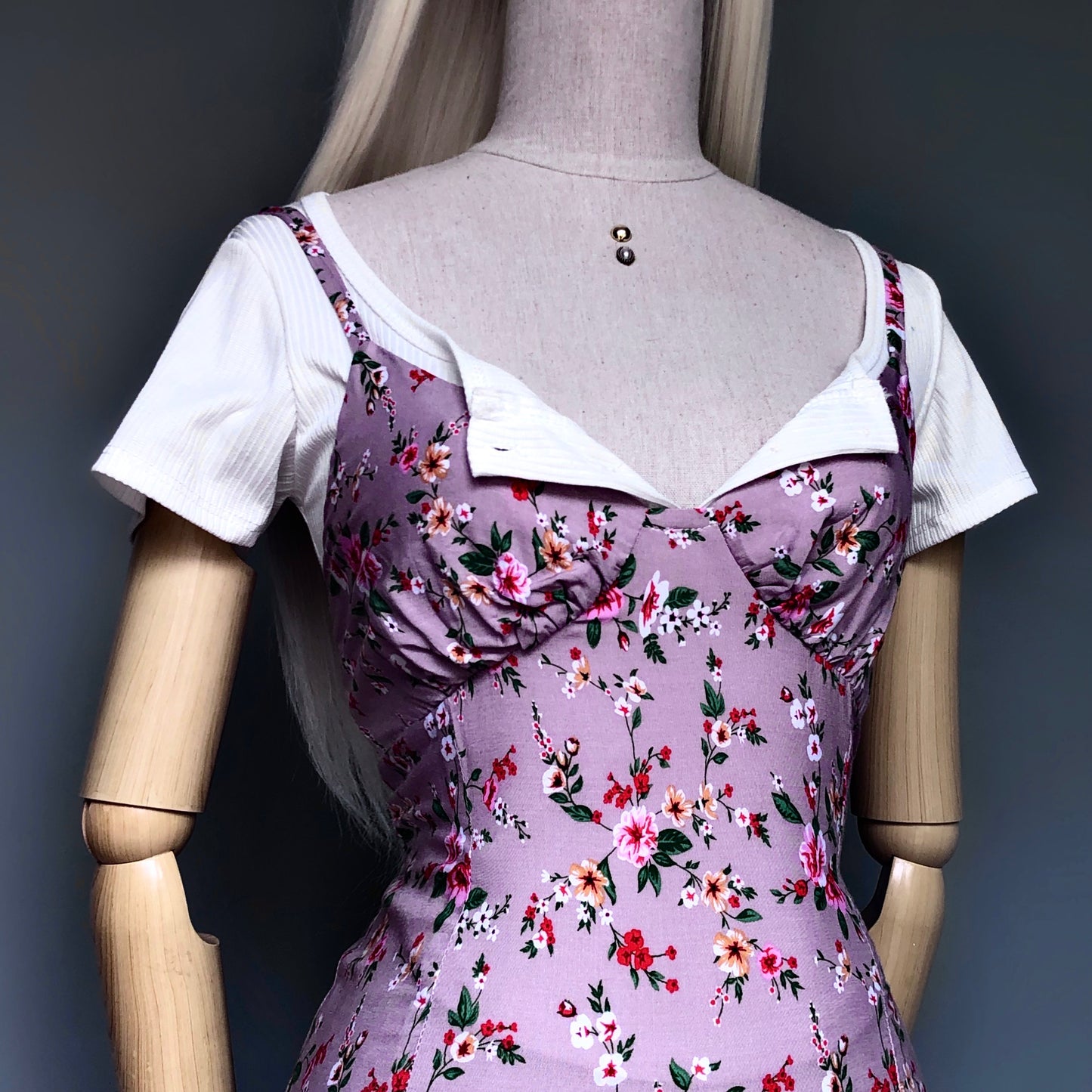 Floral Girl Blush Pastel Pink  Dress
