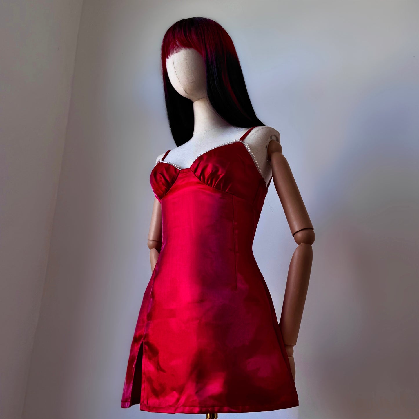 Madame Rouge Pearly Red Dress
