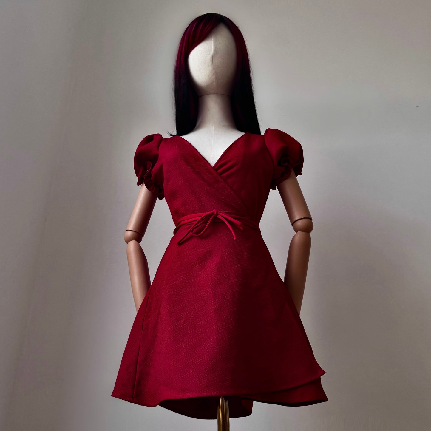 Madame Rouge Red Wrap Dress