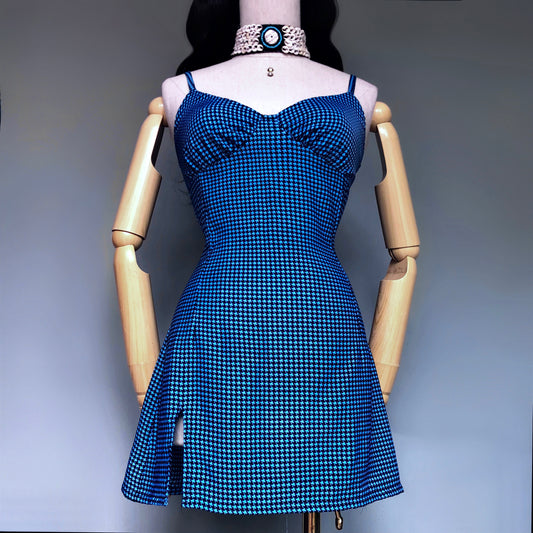 Mean Girl Blue Plaid Dress