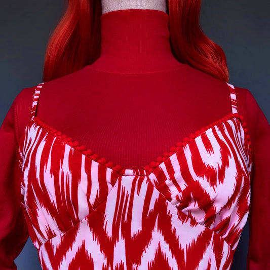 Tribe Master Red Print Dress
