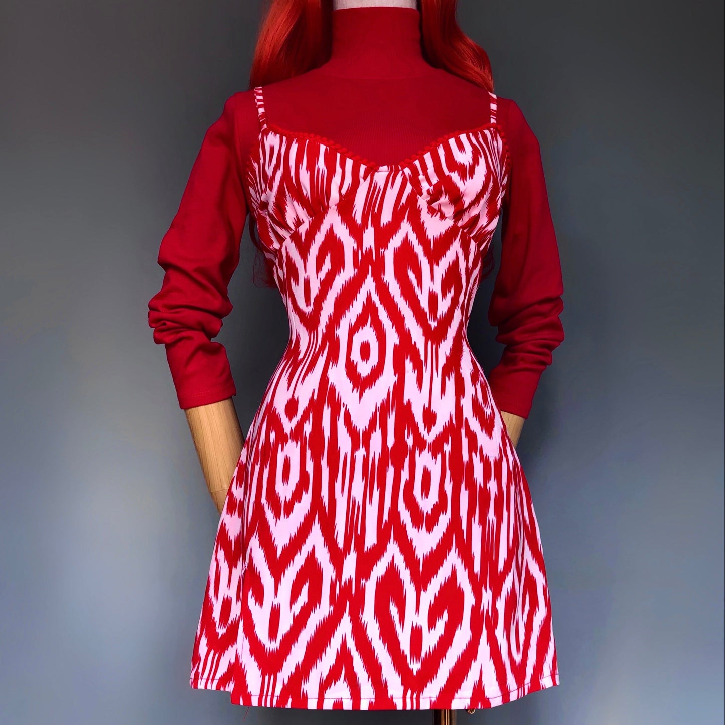 Tribe Master Red Print Dress