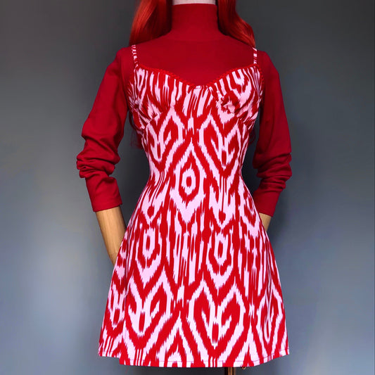 Tribe Master Red Print Dress