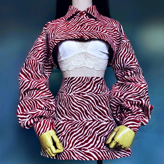 Mean Girl Wild Red Print Set