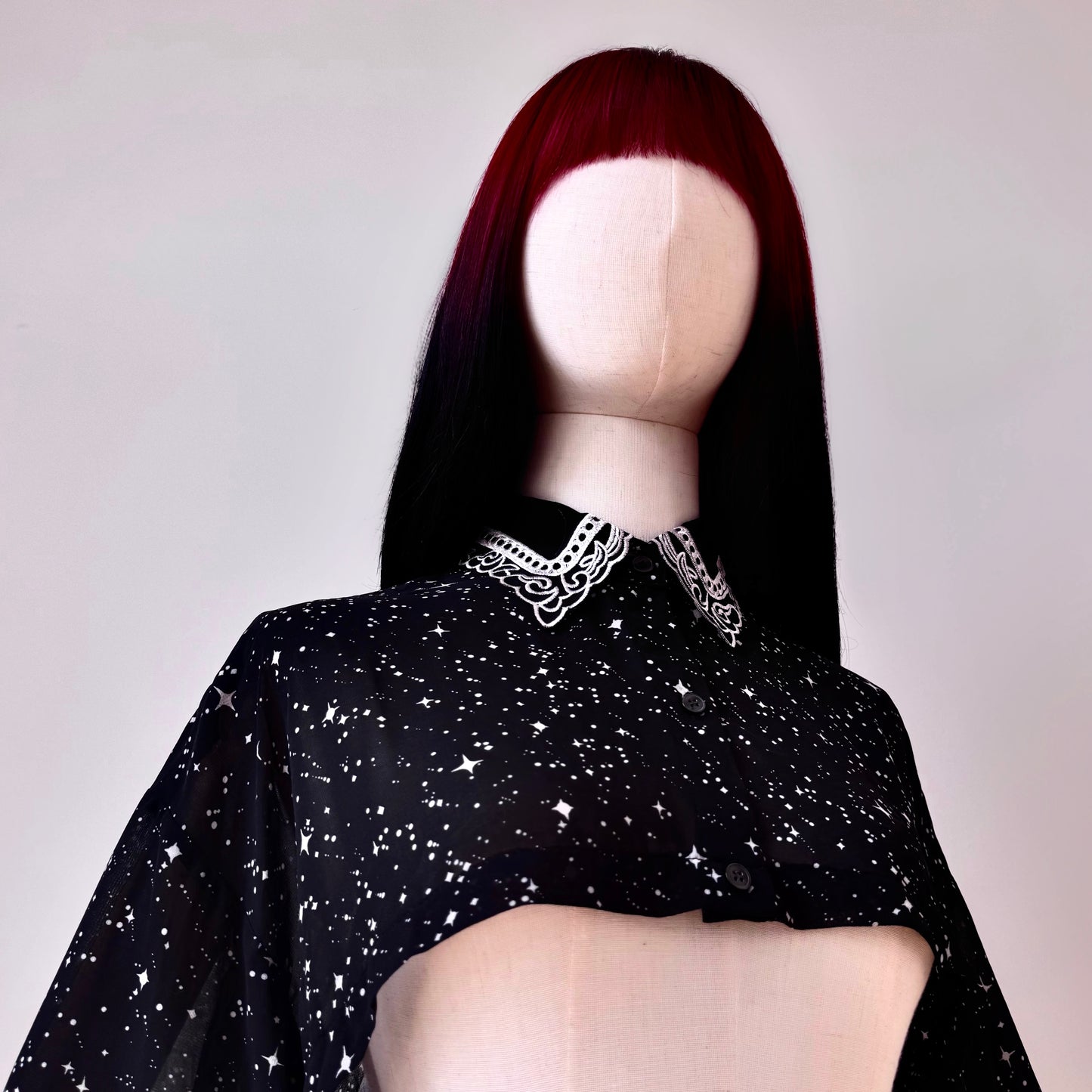 Space Bae Black 2 Piece Stars Print Set