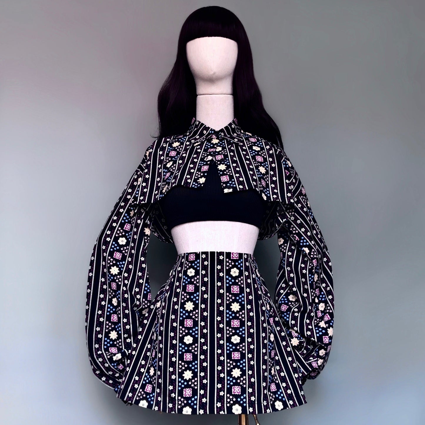 Tribe Master Black 2 Piece Abstract Print Set