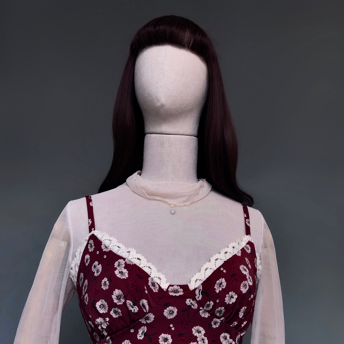 Tribe Master Red Brown Floral Dress