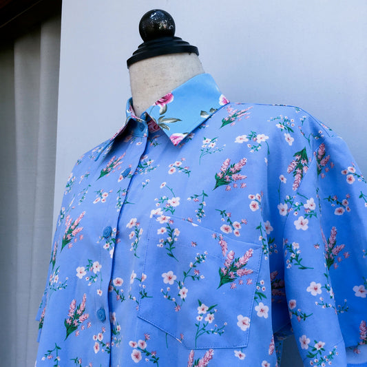 Floral Shorts Shirt Suit Set