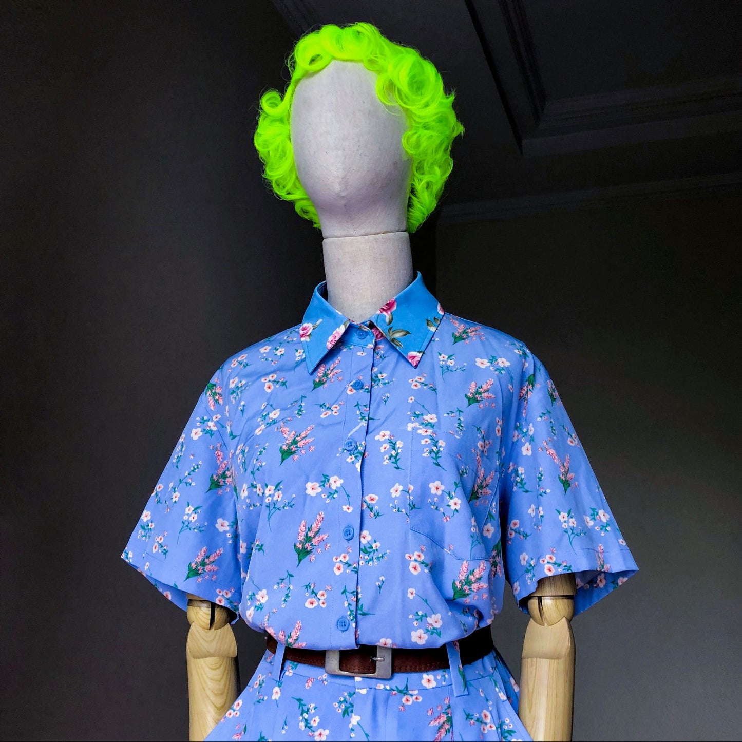Floral Shorts Shirt Suit Set